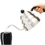 Pour Over Coffee Kettle w Gooseneck 1L Stainless Steel