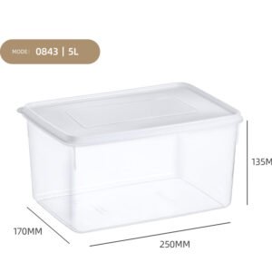Clear Hermetic Food Preservation Box 5 lt