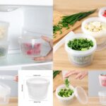Small Round Food Storage Container with Strainer