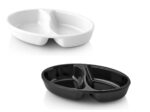 Melamine Oval Divided Small Plate 11 cm