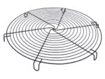 Round Black Plasted Grill 30 cm