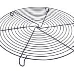 Round Black Plasted Grill 30 cm