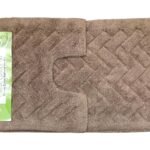 Classic 100% Cotton Bathmat Set of 2: 75x50+40x50 cm