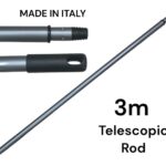 3 M Long Iron Pole For Solar and Glass Windows