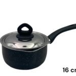 Black Granite Nouval Sauce Pan 16 cm