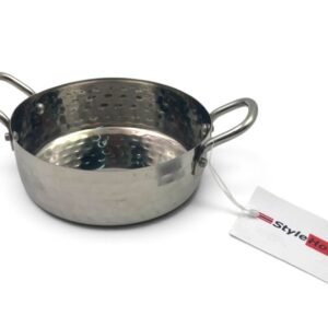 Stainless Steel Round Plate 12x4 cm