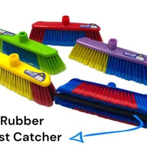 Colored Soft broom Nice with Rubber Dust Catcher