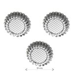 3 Pieces Tart Molds 9 cm