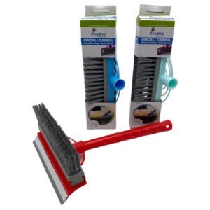 Windows wiper with brush