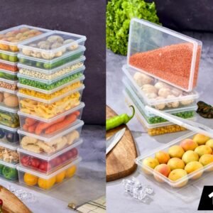Reusable 1L Food Container with Attached Cover