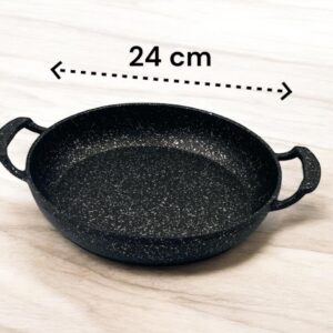 DOSTHOFF CAST ALUMINIUM GRANITE COATED EGG PAN 24 CM