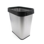 Stainless Steel rectangular Dustbin for papers 12 lt