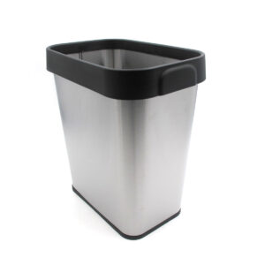 Stainless Steel rectangular Dustbin for papers 12 lt