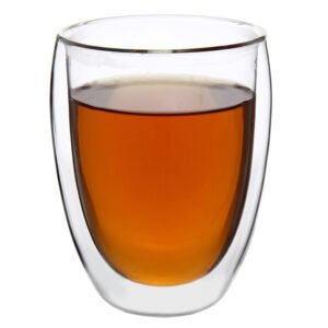 Double Wall Glass Cup 350 ml - 12 cm