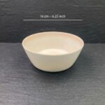 Beige Marble Melamine Large Round Bowl 6.25 inch X6