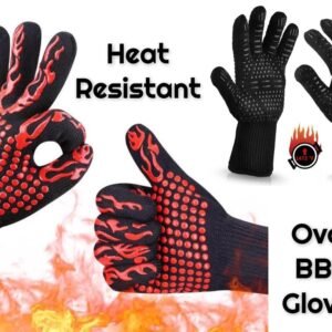 Set of 2 High Quality Heat Resistant Oven Gloves