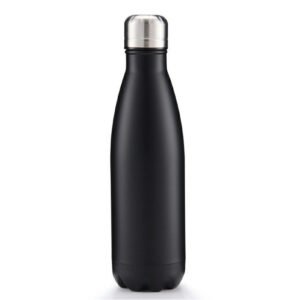 Black Stainless Steel Vacuum Water Bottle 750 ml