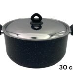 Black Granite Nouval Casserole 30 cm