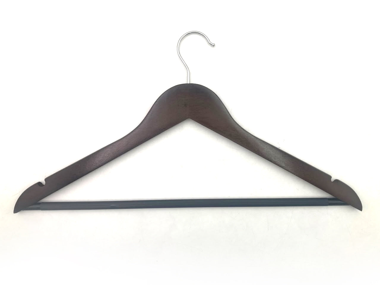 0c5631d1d3b3d9e7dbeba6f3386ccb7c.jpg Brown Wooden Hanger with Anti Slip Tube