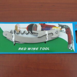 Corkscrew bottle opener