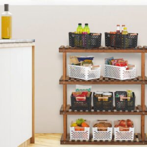Medium Size Basket with Wooden Handles 585