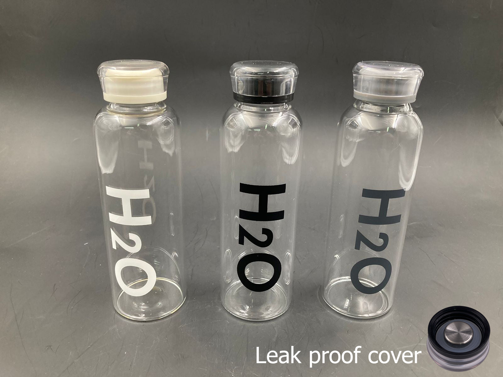 0de278635afd1937d4ba022cf06c255e.jpg H2O Decorated Glass Water Bottle 500ml with Leak Proof Cover