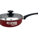 Aluminium sauteuse S/S cover 22cm