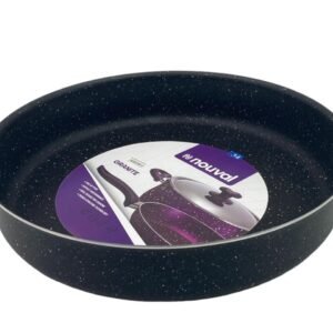 Black Granite Nouval Round Oven Tray 34 cm