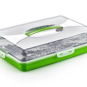 Rectangular Plastic Pastry Carrier with Lid