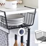 Under Shelf Wire Basket with Hangers