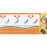 5 hooks ADHESIVE CLOTHES HOLDER