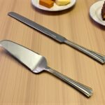 Dosthoff SS Cake Serving Set with Gold Decoration