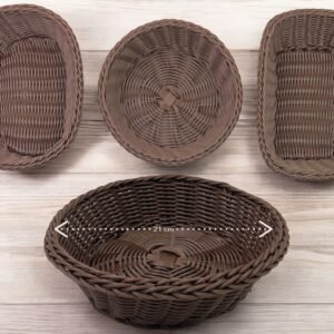 High quality Round Woven Bread Basket 21 cm