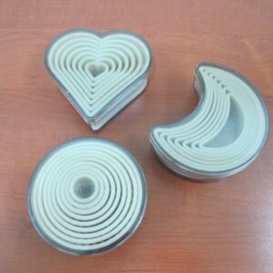 Plastic Cookie Cutters Biscuit Fluted Edge