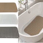 PVC Non Slip Classic Protection Bath Mat 71x38 cm
