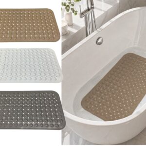 PVC Non Slip Classic Protection Bath Mat 71x38 cm