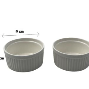 Porcelain Ramkin 9cm X2
