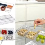 Transparent Multifunctional Divided Rectangular Tray 30