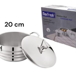 Max Fresh SS Cooking Pot with SS lid 20 cm