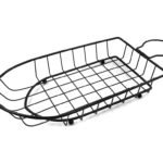 Black Boat Shape Serving Basket 24 cm