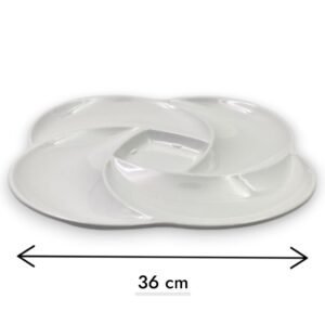 Melamine Divided Flower Dish 36 cm