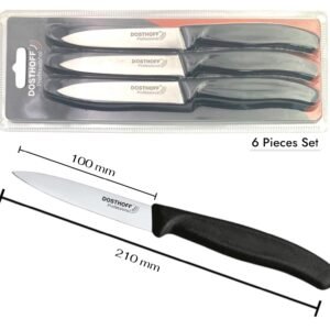 Dosthoff Paring Knife with Black Plastic Handle X6