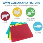 Set of 4 Coded Cutting Boards