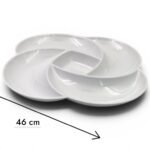 Melamine Dish Tornado Shape 40.5cm