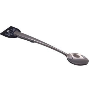 Plain modern long drink spoon X3.