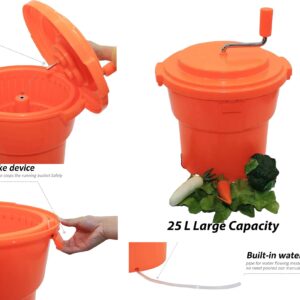 Klenmann Jumbo Salad Spinner 25 L