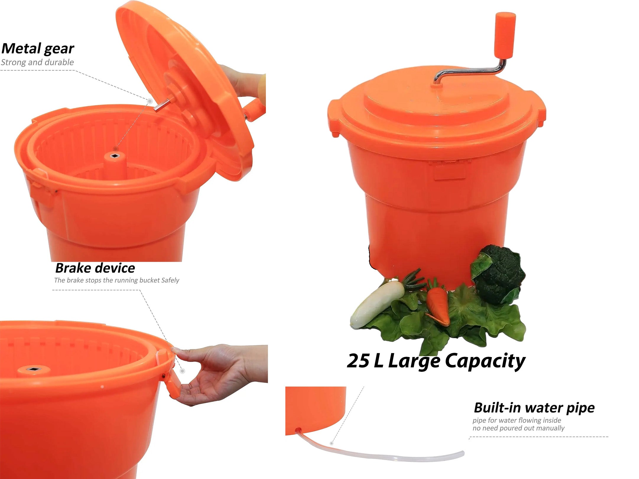 1911b96232f00e66016756dee9275f84.jpg Klenmann Jumbo Salad Spinner 25 L