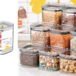 Airtight Squared chef Food Jar 1.4 lt