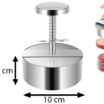 Stainless Steel Hamburger Patty Maker 10 cm