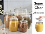 Break resistant BPA Free 5 Large Jars Set